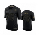 Tampa Bay Buccaneers #76 Donovan Smith Black 2020 Salute to Service Limited Jersey