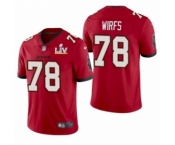 Tampa Bay Buccaneers #78 Tristan Wirfs Red 2021 Super Bowl LV Jersey