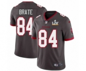 Tampa Bay Buccaneers #84 Cameron Brate Pewter 2021 Super Bowl LV Jersey