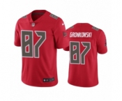 Tampa Bay Buccaneers #87 Rob Gronkowski Color Rush Limited Red Jersey
