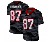 Tampa Bay Buccaneers #87 Rob Gronkowski Men's Nike 2020 Black CAMO Vapor Untouchable Limited Stitched NFL Jersey