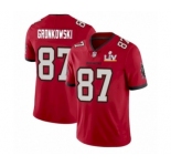 Tampa Bay Buccaneers #87 Rob Gronkowski Red 2021 Super Bowl LV Jersey