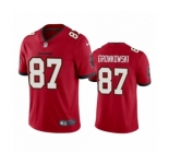 Tampa Bay Buccaneers #87 Rob Gronkowski Red Vapor Limited Jersey