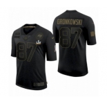 Tampa Bay Buccaneers #87 Rob Gronkowski Salute To Service Jersey Super Bowl LV