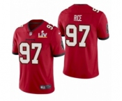 Tampa Bay Buccaneers #97 Simeon Rice Red 2021 Super Bowl LV Jersey