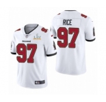 Tampa Bay Buccaneers #97 Simeon Rice White 2021 Super Bowl LV Jersey