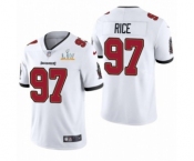 Tampa Bay Buccaneers #97 Simeon Rice White 2021 Super Bowl LV Jersey
