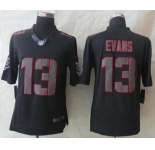 nike nfl jerseys tampa bay buccaneers #13 evans black[nike impact limited]