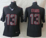 nike nfl jerseys tampa bay buccaneers #13 evans black[nike impact limited]