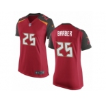 Women Nike Tampa Bay Buccaneers #25 Peyton Barber Game Red Team Color NFL Jersey