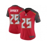 Women Nike Tampa Bay Buccaneers #25 Peyton Barber Red Team Color Vapor Untouchable Limited Player NFL Jersey