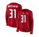 Women Nike Tampa Bay Buccaneers #31 Jordan Whitehead Limited Red Therma Long Sleeve NFL Jersey