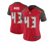 Women Nike Tampa Bay Buccaneers #43 T.J. Ward Red Team Color Vapor Untouchable Limited Player NFL Jersey
