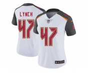 Women Nike Tampa Bay Buccaneers #47 John Lynch White Stitched NFL Vapor Untouchable Limited Jersey