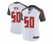 Women Nike Tampa Bay Buccaneers #50 Vita Vea White Stitched NFL Vapor Untouchable Limited Jersey