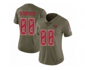 Women Nike Tampa Bay Buccaneers #88 Luke Stocker Limited Olive 2017 Salute to Service NFL Jersey