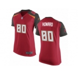 Women Tampa Bay Buccaneers #80 O.J. Howard Nike Red 2017 Draft Pick Game Jersey