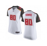 Women Tampa Bay Buccaneers #80 O.J. Howard Nike White 2017 Draft Pick Game Jersey