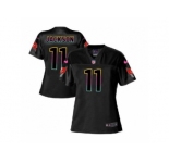Women's Nike Tampa Bay Buccaneers #11 DeSean Jackson Game Black Fashion NFL Jersey