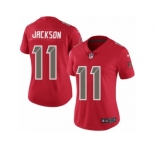 Women's Nike Tampa Bay Buccaneers #11 DeSean Jackson Limited Red Rush NFL Jersey