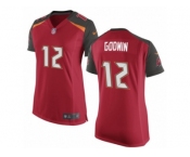Women's Nike Tampa Bay Buccaneers #12 Chris Godwin Limited Red Team Color NFL Jersey