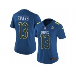 Women's Nike Tampa Bay Buccaneers #13 Mike Evans Limited Blue 2017 Pro Bowl NFL Jersey