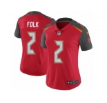 Women's Nike Tampa Bay Buccaneers #2 Nick Folk Red Team Color Vapor Untouchable Limited Player NFL Jersey