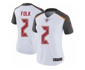 Women's Nike Tampa Bay Buccaneers #2 Nick Folk White Vapor Untouchable Limited Player NFL Jersey