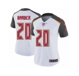 Women's Nike Tampa Bay Buccaneers #20 Ronde Barber Vapor Untouchable Limited White NFL Jersey