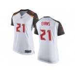 Women's Nike Tampa Bay Buccaneers #21 Justin Evans Limited White NFL Jersey