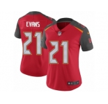 Women's Nike Tampa Bay Buccaneers #21 Justin Evans Vapor Untouchable Limited Red Team Color NFL Jersey