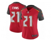 Women's Nike Tampa Bay Buccaneers #21 Justin Evans Vapor Untouchable Limited Red Team Color NFL Jersey