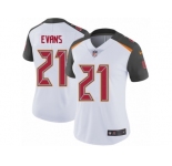 Women's Nike Tampa Bay Buccaneers #21 Justin Evans Vapor Untouchable Limited White NFL Jersey