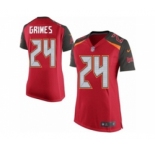 Women's Nike Tampa Bay Buccaneers #24 Brent Grimes Limited Red Team Color NFL Jersey
