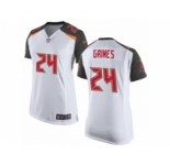Women's Nike Tampa Bay Buccaneers #24 Brent Grimes Limited White NFL Jersey