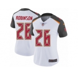 Women's Nike Tampa Bay Buccaneers #26 Josh Robinson Vapor Untouchable Limited White NFL Jersey