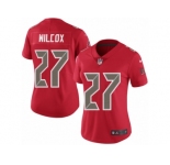 Women's Nike Tampa Bay Buccaneers #27 J.J. Wilcox Limited Red Rush NFL Jersey