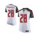 Women's Nike Tampa Bay Buccaneers #28 Vernon Hargreaves III Game White NFL Jersey