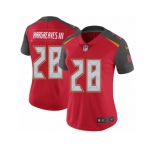 Women's Nike Tampa Bay Buccaneers #28 Vernon Hargreaves III Vapor Untouchable Limited Red Team Color NFL Jersey