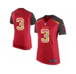 Women's Nike Tampa Bay Buccaneers #3 Jameis Winston Limited Red Strobe NFL Jersey