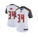 Women's Nike Tampa Bay Buccaneers #34 Charles Sims Vapor Untouchable Limited White NFL Jersey