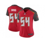 Women's Nike Tampa Bay Buccaneers #54 Lavonte David Vapor Untouchable Limited Red Team Color NFL Jersey