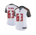 Women's Nike Tampa Bay Buccaneers #63 Lee Roy Selmon Vapor Untouchable Limited White NFL Jersey