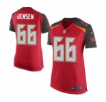 Women's Nike Tampa Bay Buccaneers #66 Ryan Jensen Game Red Team Color NFL Jersey