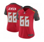 Women's Nike Tampa Bay Buccaneers #66 Ryan Jensen Red Team Color Vapor Untouchable Limited Player NFL Jersey