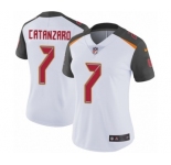 Women's Nike Tampa Bay Buccaneers #7 Chandler Catanzaro White Vapor Untouchable Limited Player NFL Jersey