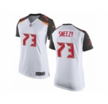 Women's Nike Tampa Bay Buccaneers #73 J. R. Sweezy Limited White NFL Jersey