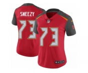 Women's Nike Tampa Bay Buccaneers #73 J. R. Sweezy Vapor Untouchable Limited Red Team Color NFL Jersey
