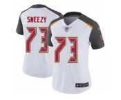 Women's Nike Tampa Bay Buccaneers #73 J. R. Sweezy Vapor Untouchable Limited White NFL Jersey