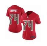 Women's Nike Tampa Bay Buccaneers #74 Ali Marpet Limited Red Rush NFL Jersey